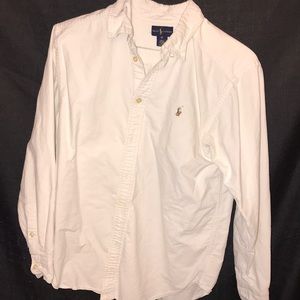 Button down white oxford